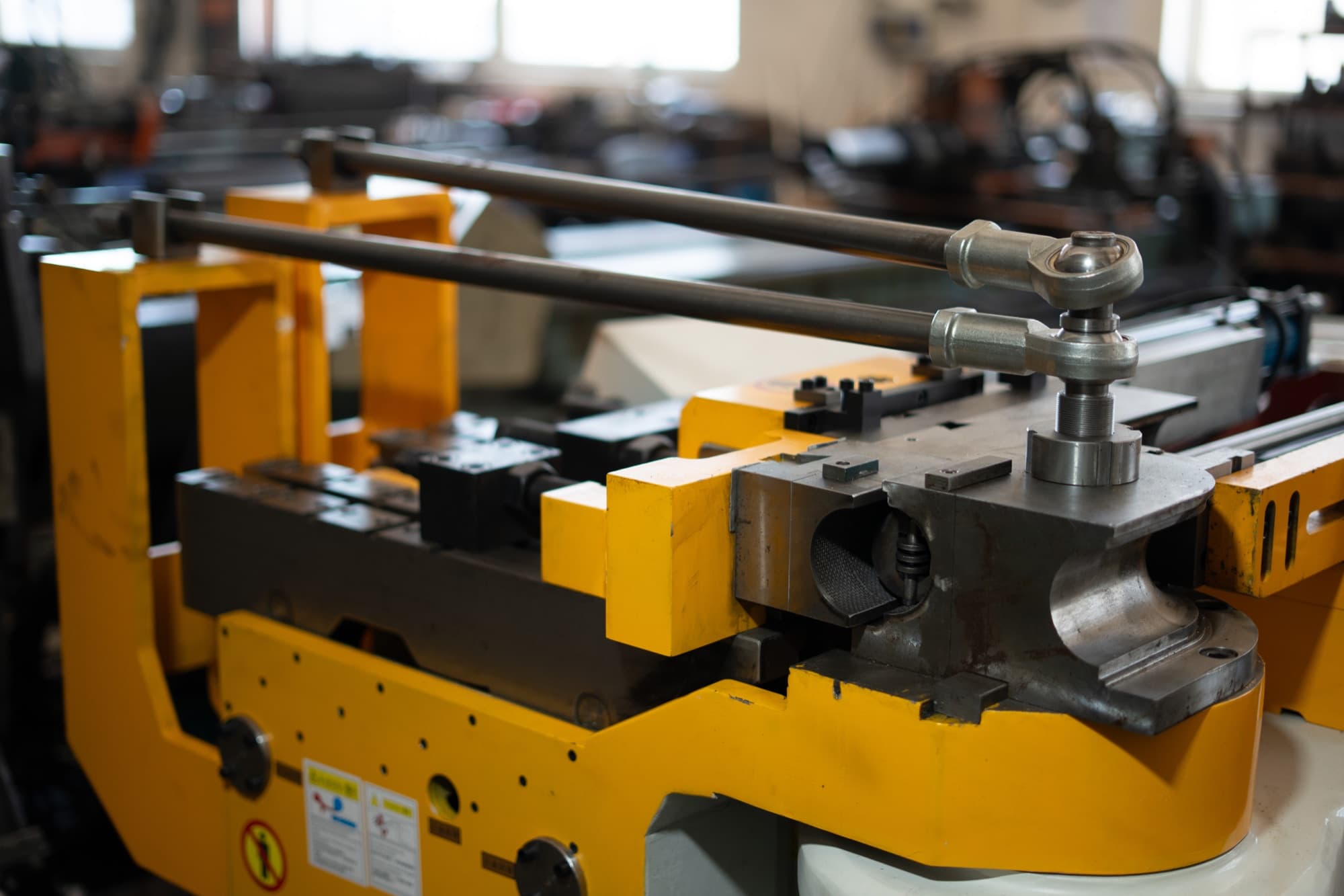Tube bending equipment forming tubular components