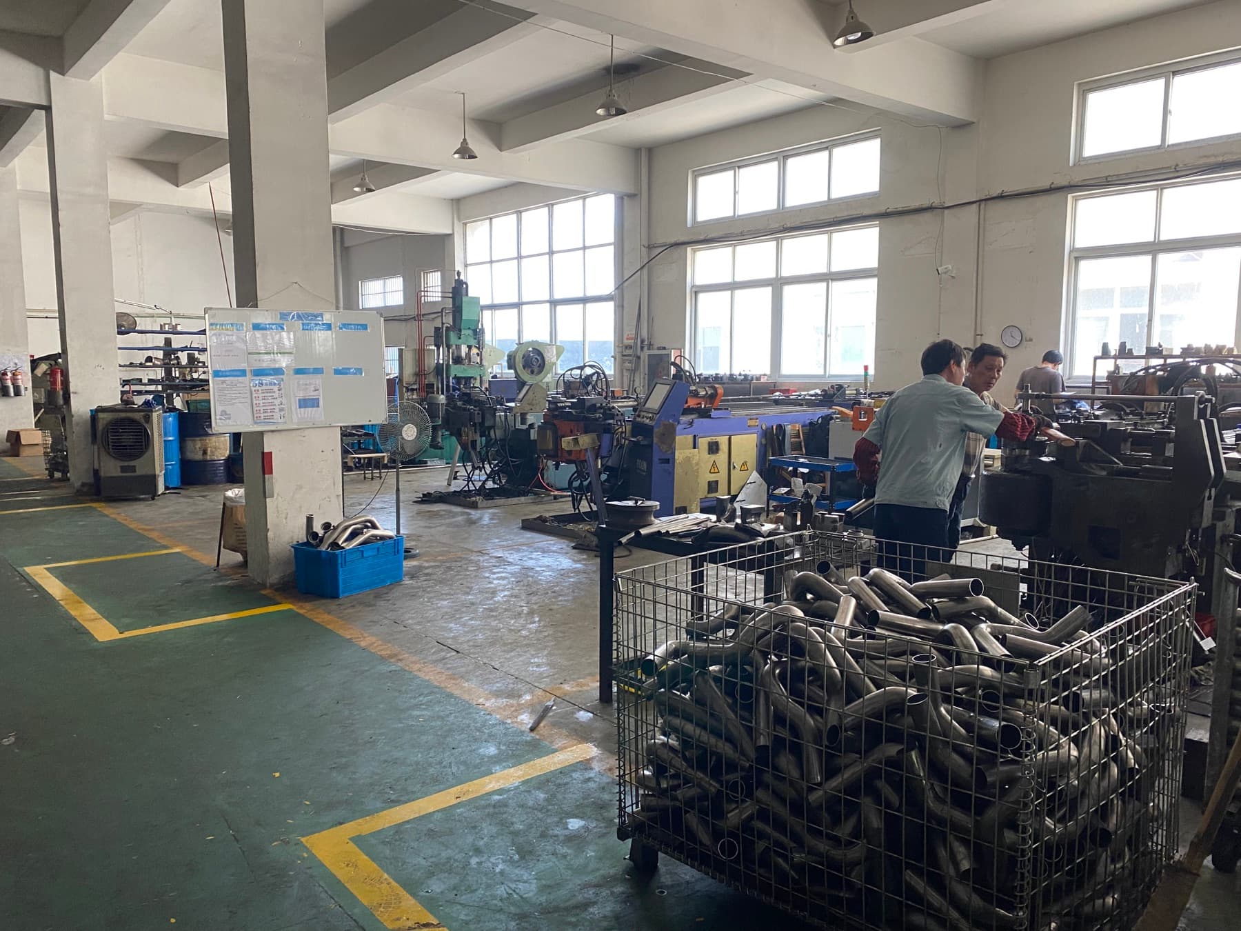 Liwan tube fabrication workshop and production equipment